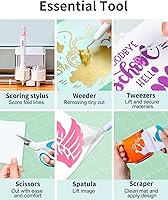 Vista 2 de Sooez Herramientas de deshierbe para vinilo, juego de herramientas básicas de 6 piezas, kit de herramientas de vinilo para manualidades