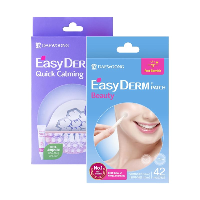 DWEasyDerm EasyDerm Quick e Beauty com Mini Ampola Cica, Pacote com 10 e 42 unidades