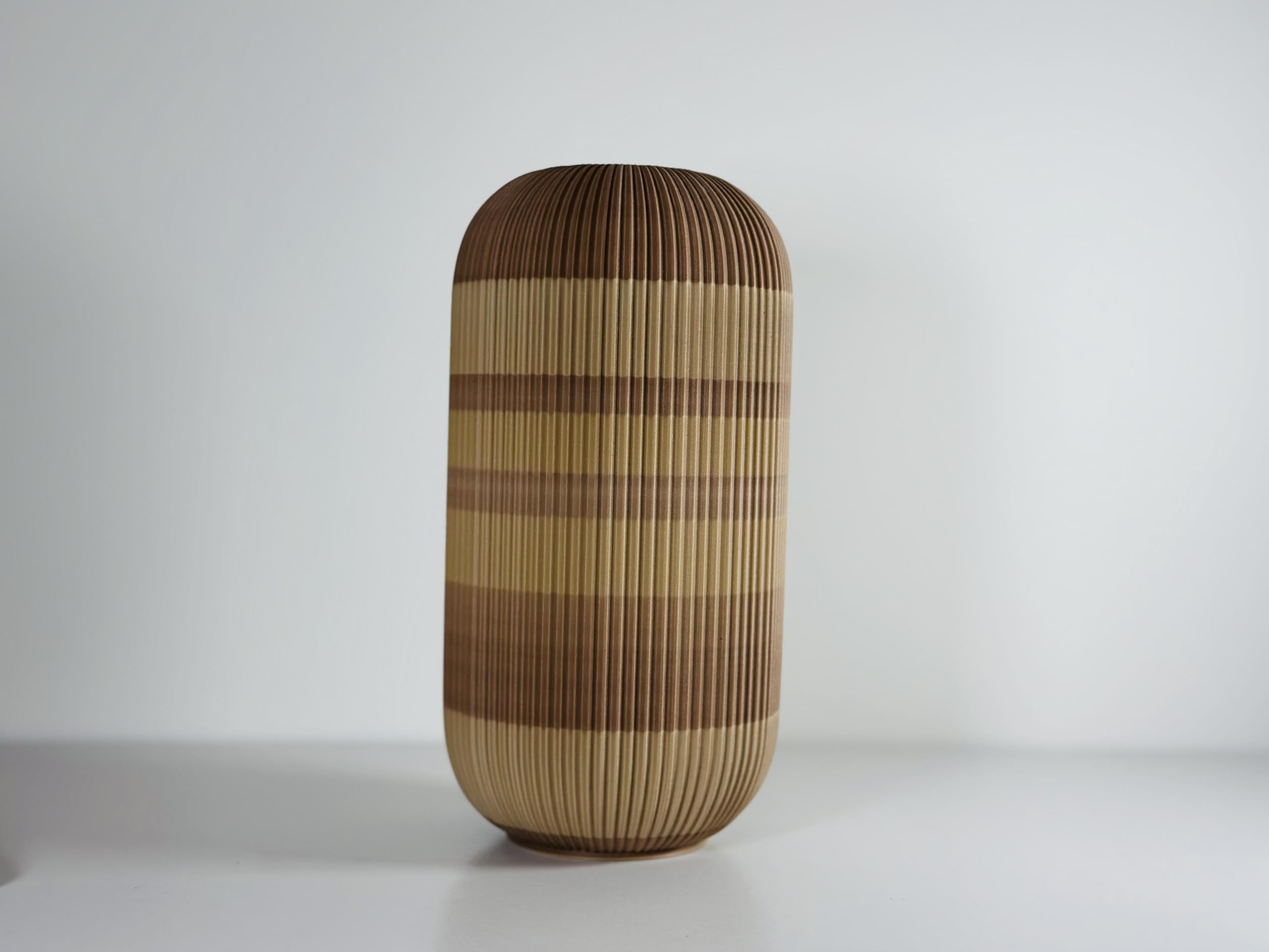 Vase en bois Hadès décoration table pour maison moderne