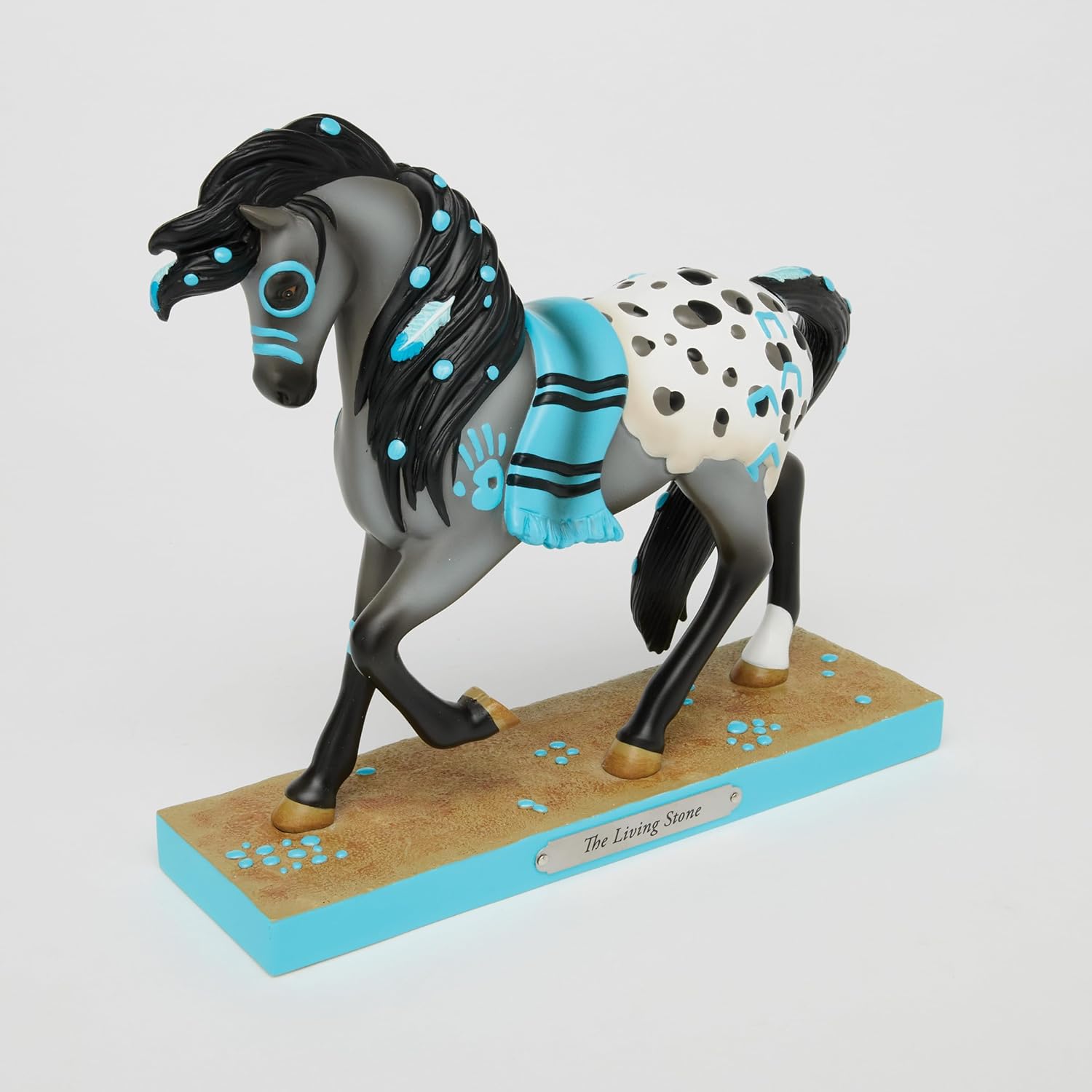 Enesco The Trail of Painted Ponies The Living Stone Horse Figurine, 7.4 Inch, Multicolor