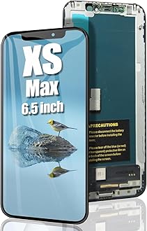 EFAITHFIX for iPhone Xs Max Screen Replacement 6.5 Inch LCD Display 3D Touch Screen Full HD Digitizer Assembly Compatible with Model A1921,A2101,A2102,A2103,A2104 with Waterproof Adhesive, No Tools