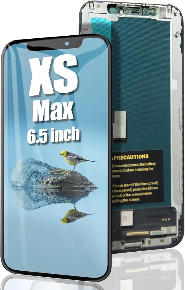 EFAITHFIX Tela de substituição para iPhone Xs Max, tela LCD de 6,5 polegadas, tela sensível ao toque 3D, conjunto digitalizador Full HD compatível com o modelo A1921, A2101, A2102, A2103, A2104 com