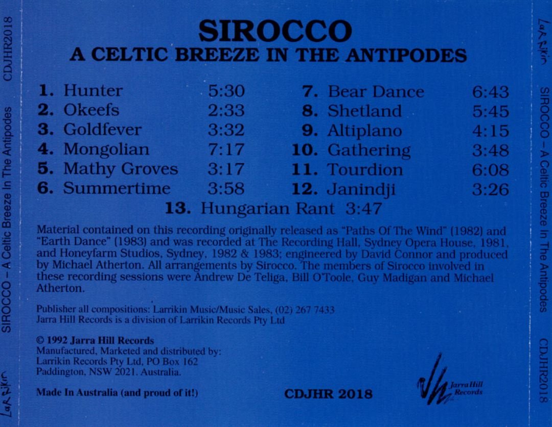 Celtic Breeze in the Antipodes
