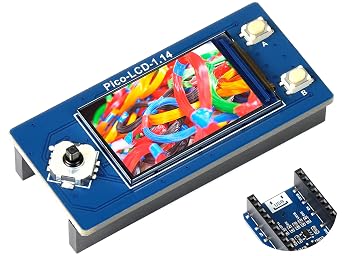 1.14inch LCD Display Module for Raspberry Pi Pico, 65K RGB Colors 240135 Pixels IPS Screen SPI Interface