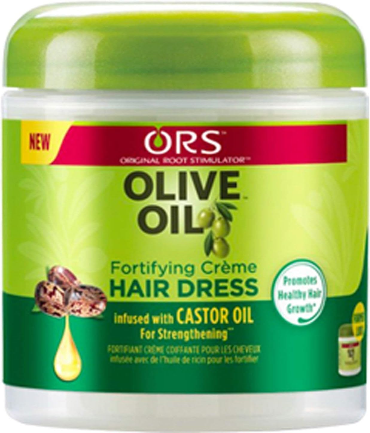 ORS Olive Oil Fortifying Cream for Hair 170 g - Moisturising and Nourishing Hair Cream with Olive Oil, Thistle Oil and Nettle Extract for Healthy Hair Growth and Strong Hair Follicles