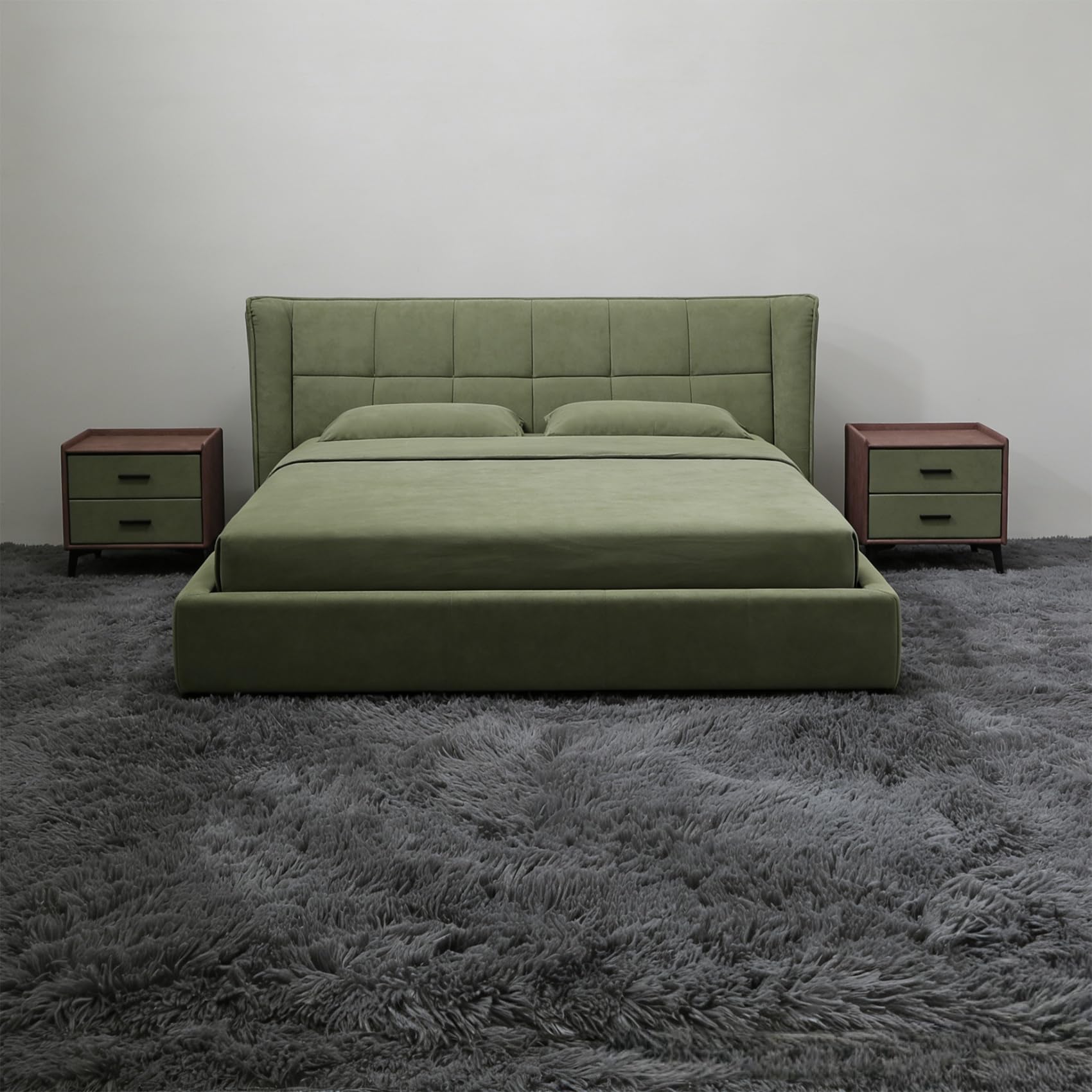 Tapis de chambre antidérapant gris 109x280 cm fini les sols glissants