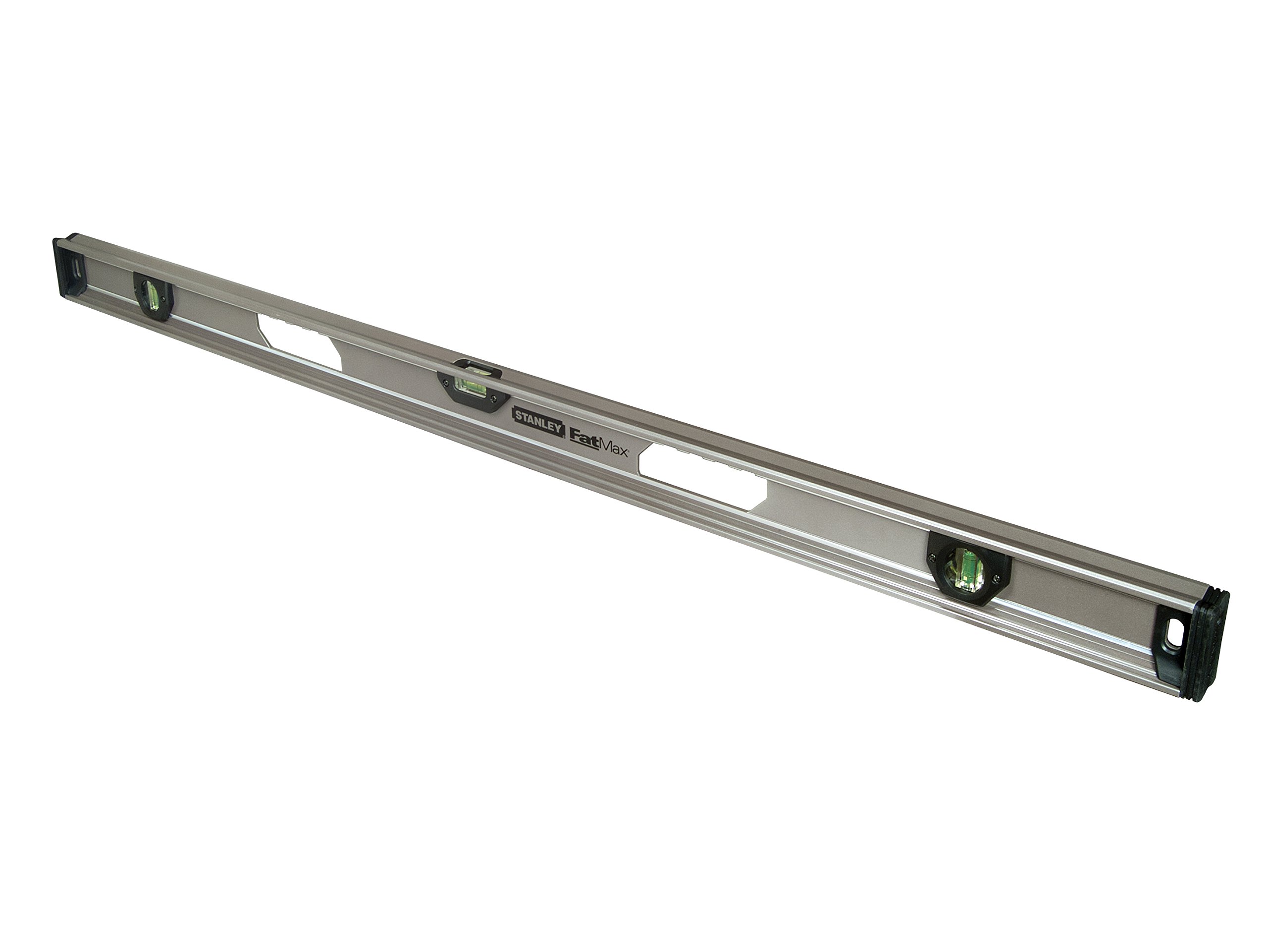 STANLEY Xtht1-42138 Niveau Tubulaire 180 Cm Gamme FATMAX - Corps En Aluminium Ultra Léger - Fioles Monoblocs - Niveau Profilé Ultra Résistant - Précision +/- 1Mm/M