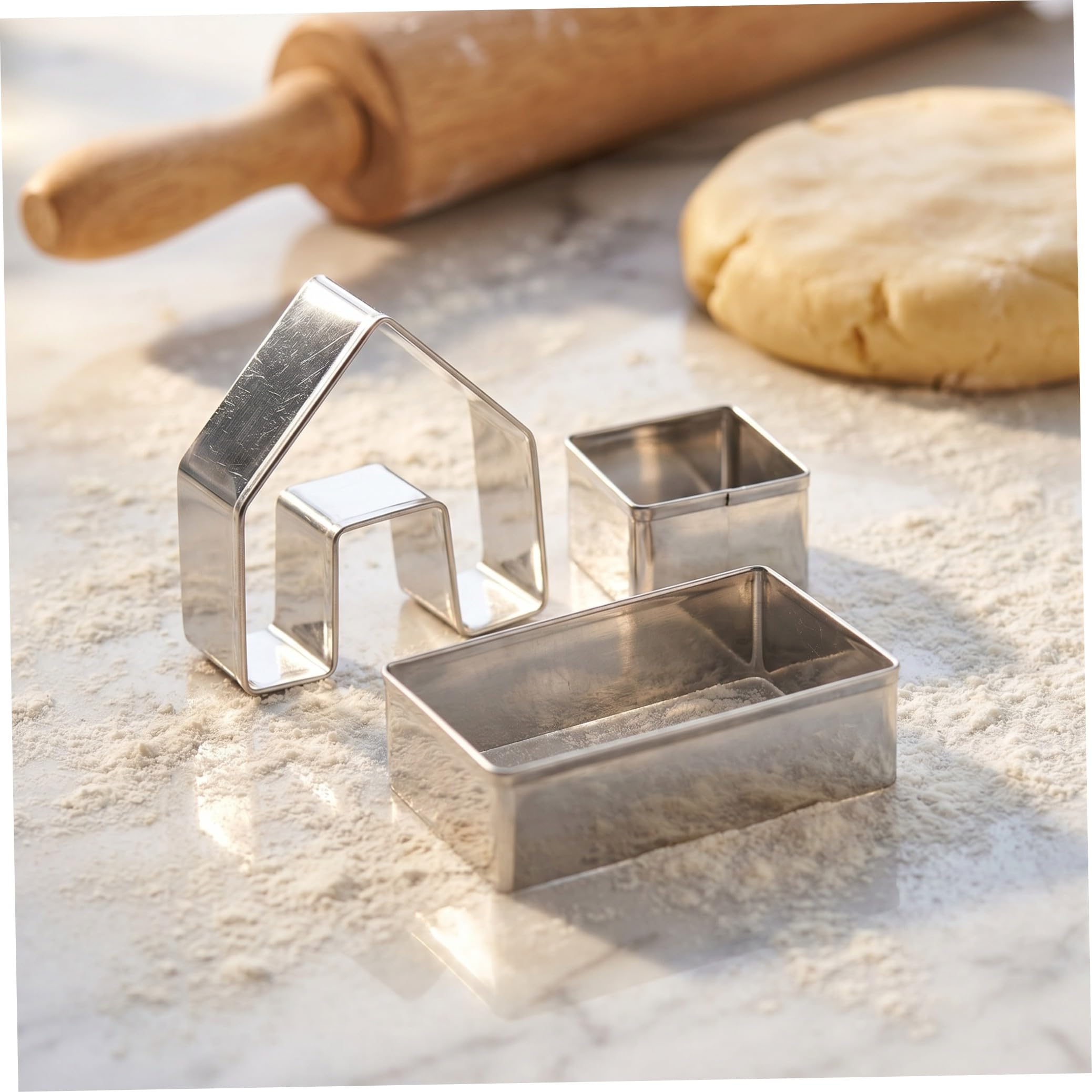 5 Juegos Molde Para Pastel De Casa De Jengibre Molde Para Galletas Navideñas Cortador De Galletas Para Hornear Para Decoración De Pasteles De Navidad