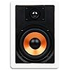 Micca M-6S - Altavoz de pared de 2 vías de 6 pulgadas para cine en casa, audio para toda la casa, interior o exterior cubierto, woofer de 6.5 pulgadas, tweeter de 1 pulgada, pintable, cada uno