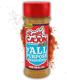 y'ALL Purpose Seasoning - 4 oz Shaker, Bolld Flavor, All Natural - Mild Louisiana Cajun Spice for Meats, Seafood & Veggies by Ragin' Cajun
