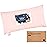 Toddler Pillow with Pillowcase - 10x18 My Little Dreamy Kids Travel Bed Pillows for Sleeping, Organic Cotton Small Pillowcase, Soft & Breathable, Machine Washable, Toddlers 2-5 Years Old (Mist Pink)