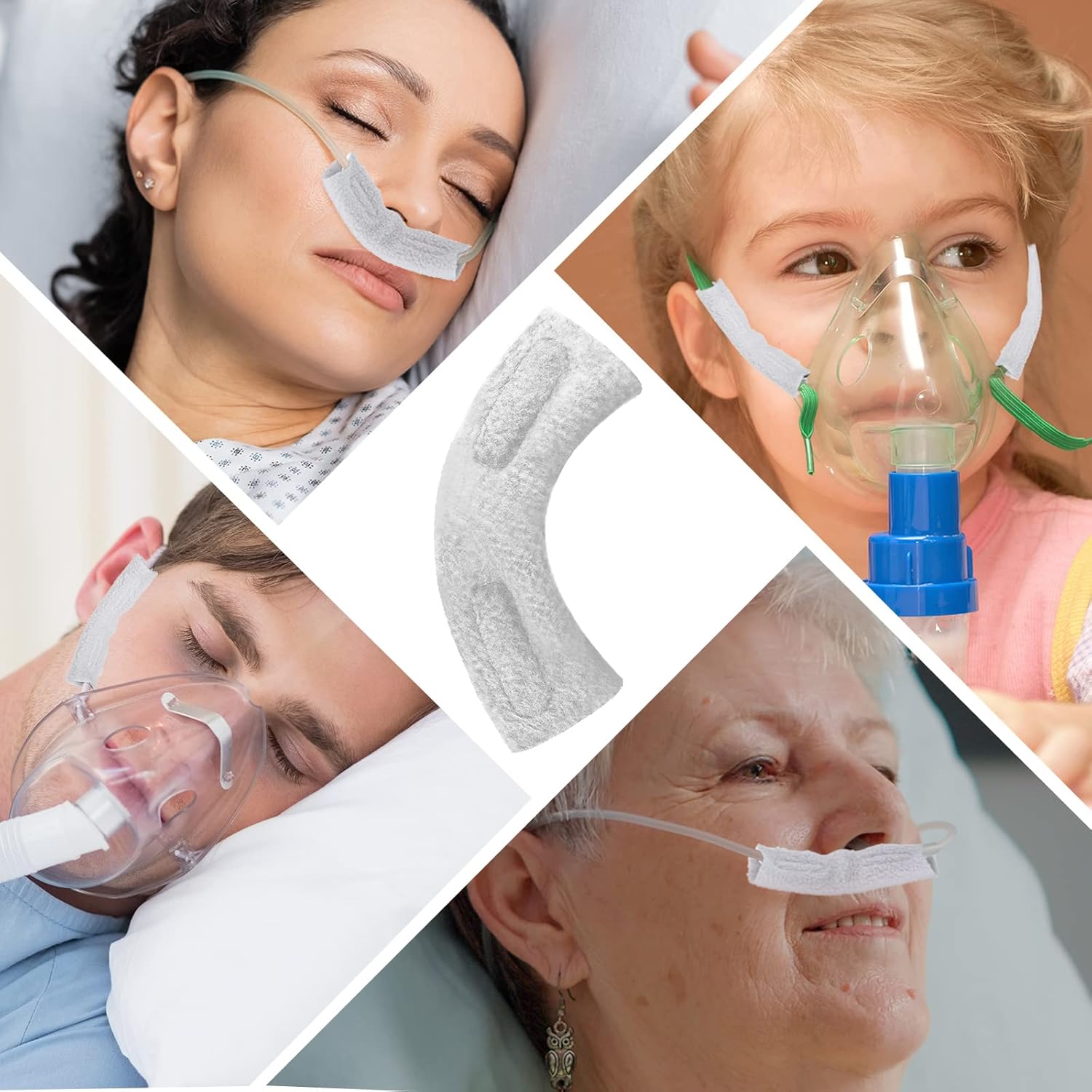 Buy 40 Pack Nasal Cannula Ear Cushions Soft Oxygen Ear Pads Comfort