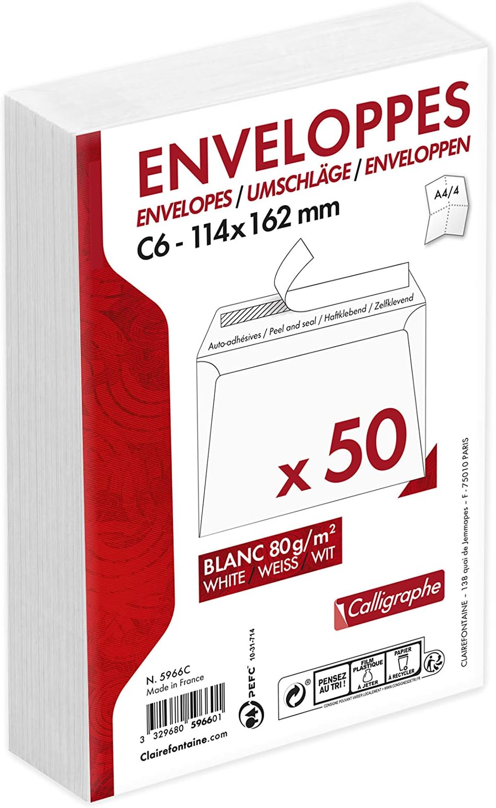 Buste Per Spedizioni REEKNOKOL 100 Buste Bianche Piccole