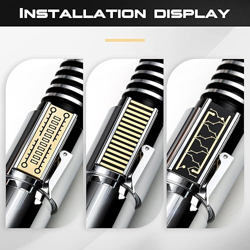 Miniatura 43 de CUSTOM SABER Sable de luz Xenopixel 3.0 de oscilación suave, sable de luz de 34 fuentes de sonido, control de movimiento, sables de luz que cambian