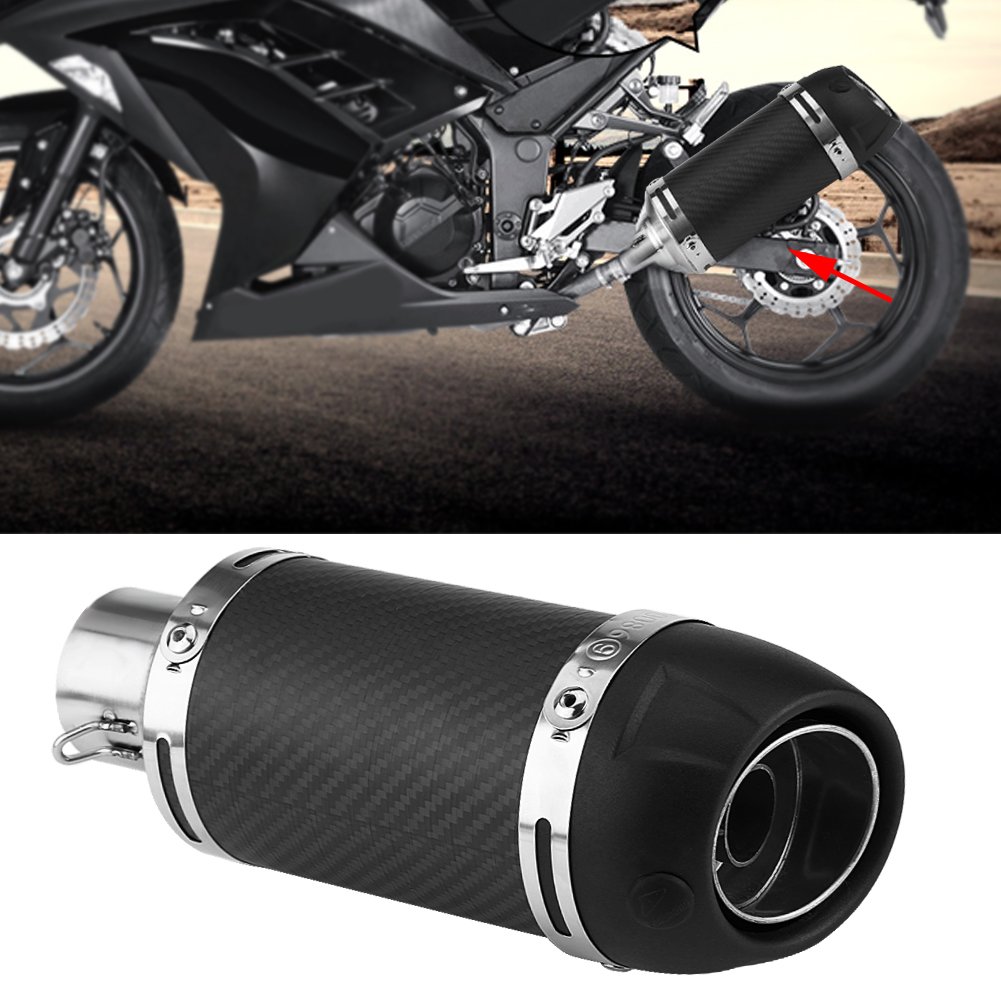 Scarico Moto Universale Terminale Silenziatore adatto perSilenziatore Di In Fibra Carbonio Modificato Con Db Killer 51 Millimetri Sca