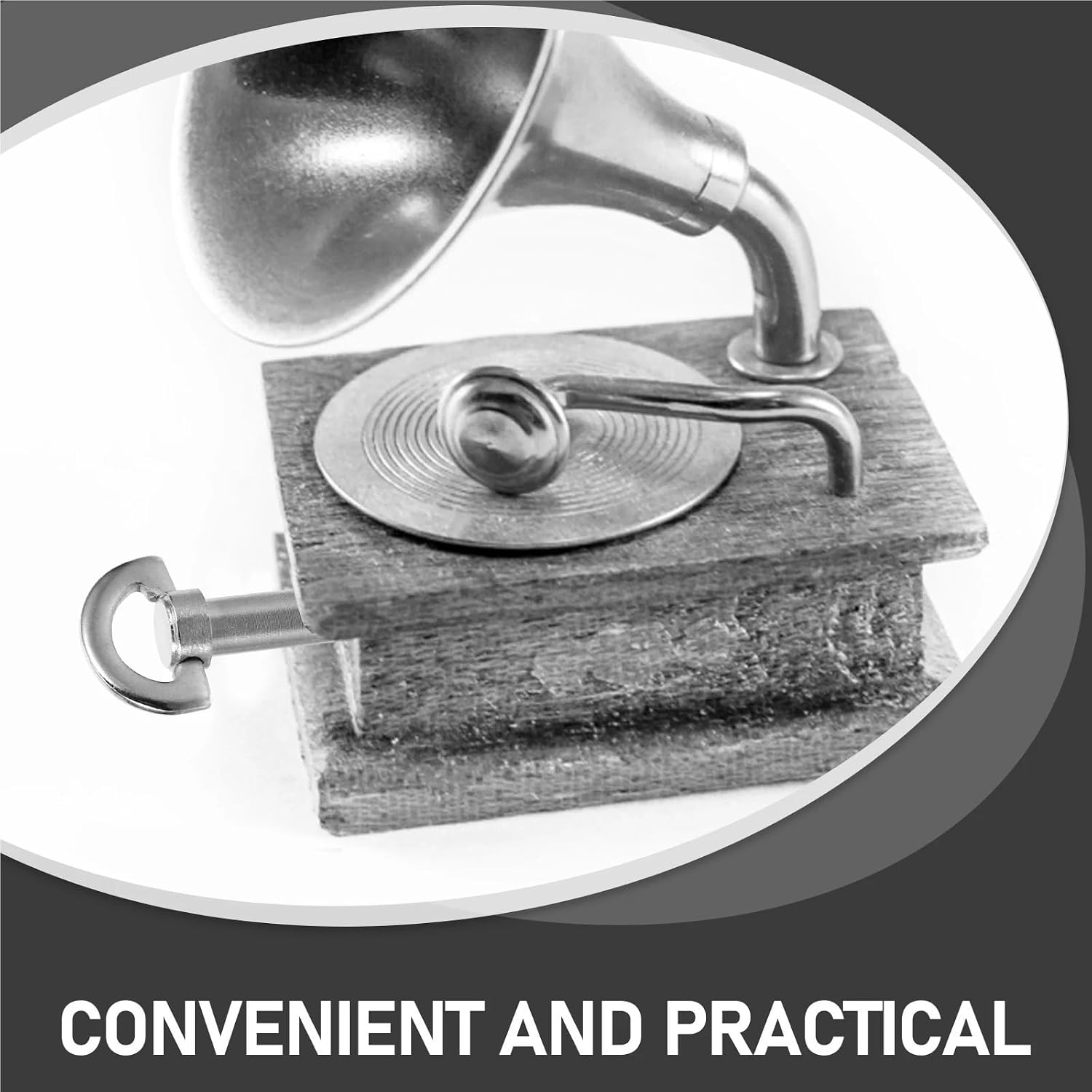 Music Box Winder Keys 8 Pcs Music Box Winder Key Replacement Mini Handle for DIY Accessories Repair Craft Parts