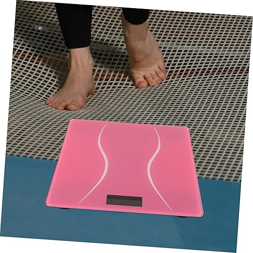 Miniatura 8 de Uonlytech Báscula de peso corporal digital inteligente recargable con sensor de alta precisión, báscula de baño compacta y ligera para el hogar y el