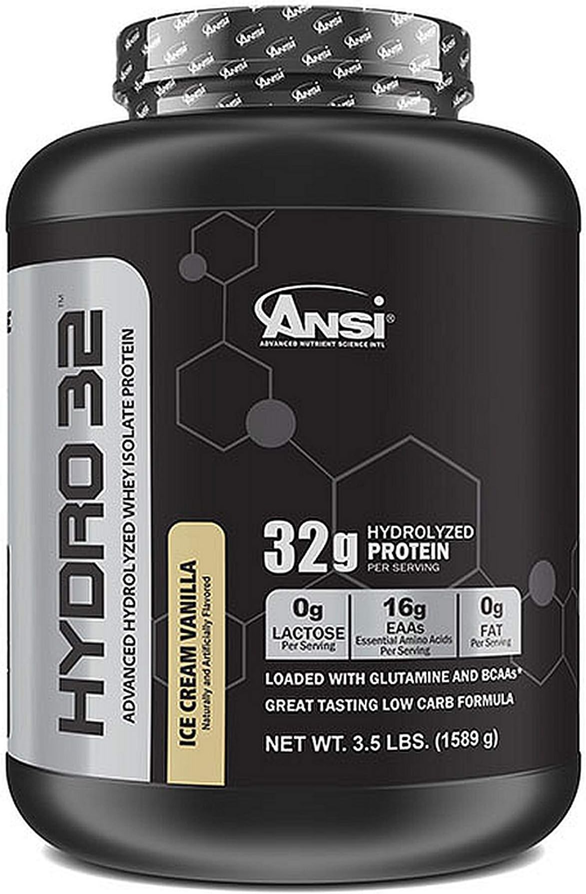 Hydro 32 Hydrolyzed Whey Isolate Protein Vanilla 3.5 Lb