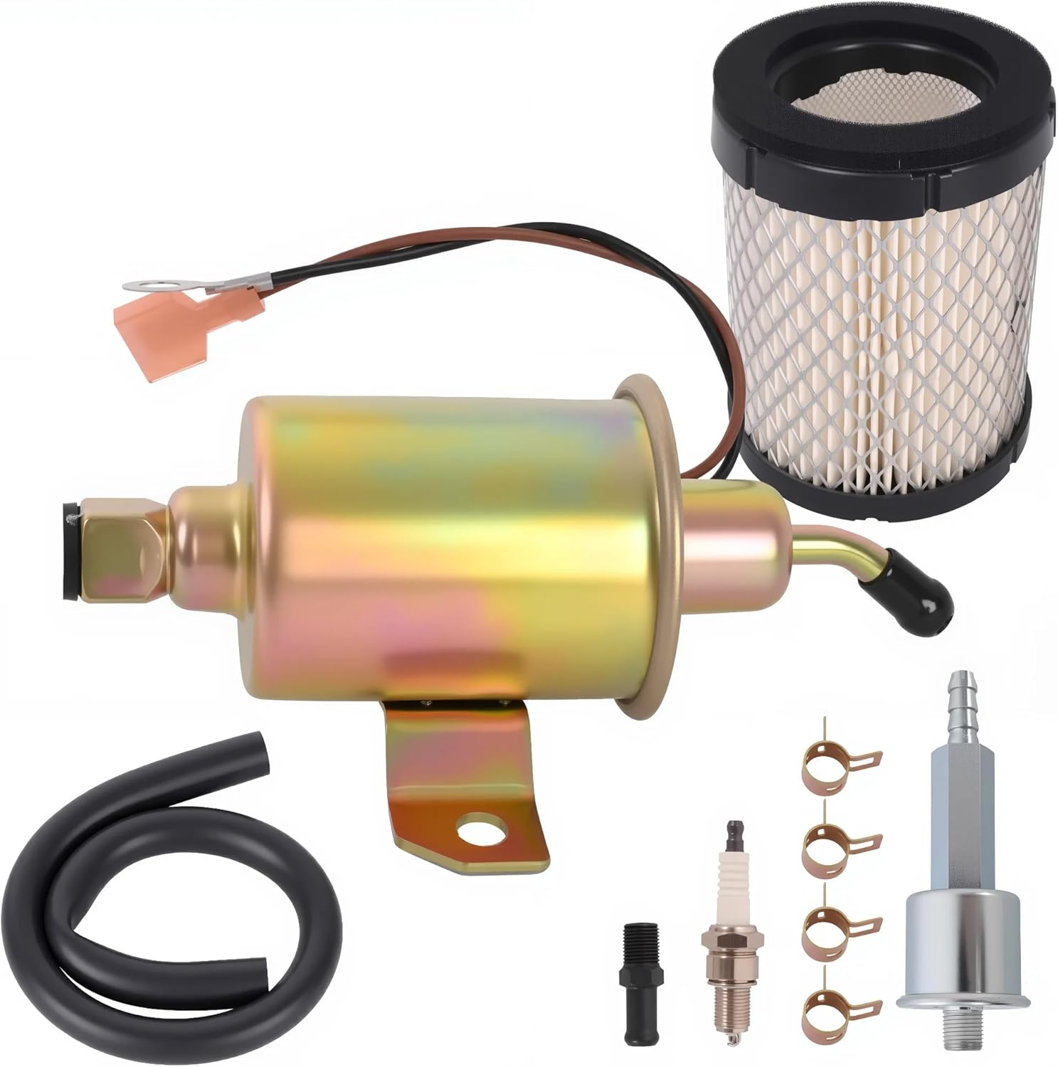 149-2311 Fuel Pump Tune Up Kit Compatible with Cumins Onan Microlite Microquiet RV 4000 Generator Includes Parts 149-2457 Fuel Filter, 167-0275 Spark Plug, 1403280 Air Filter