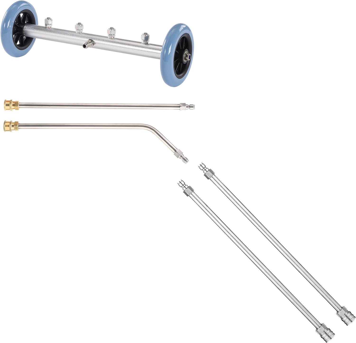 RIDGE WASHER Pressure Washer Undercarriage Cleaner, Pressure Washer 17 Inch Stainless Steel Power Washer Lance