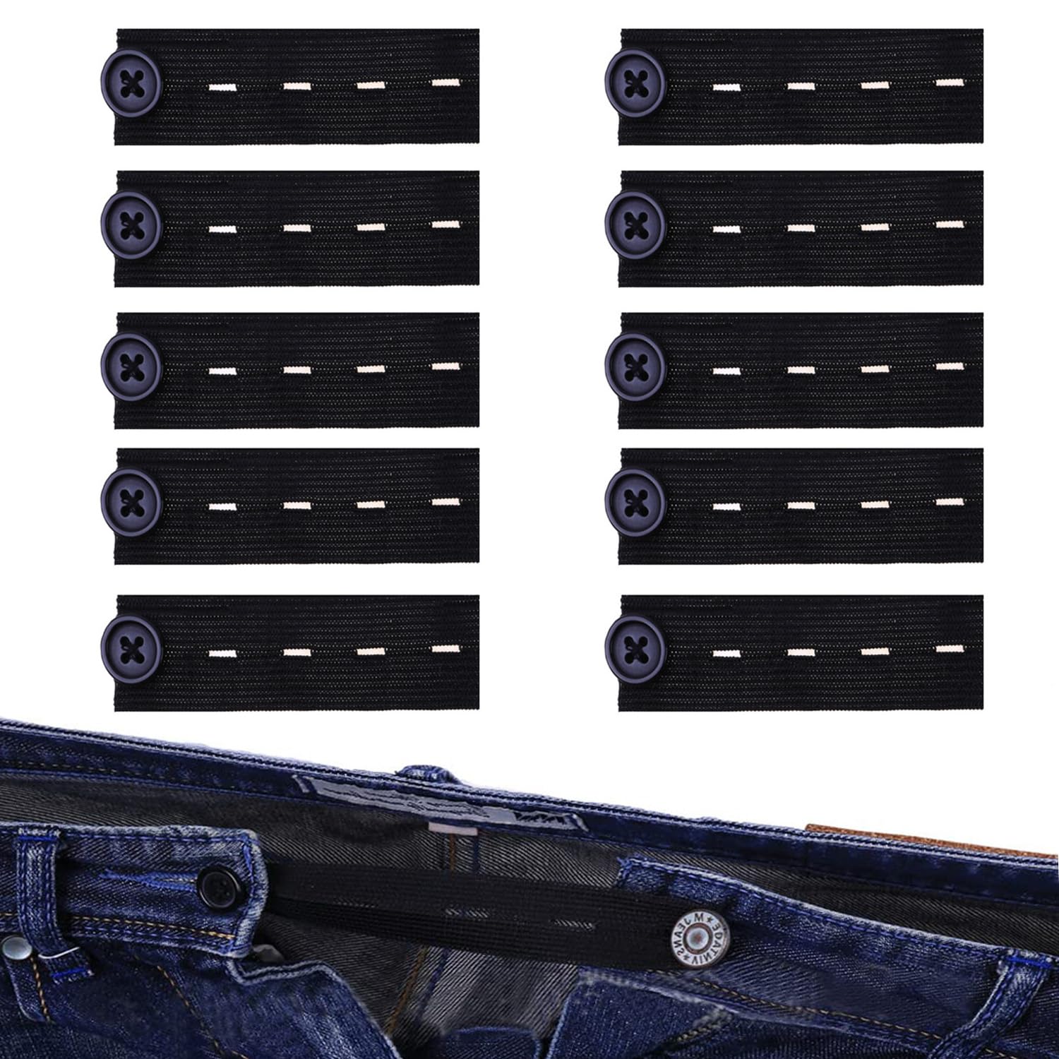 1 Pezzo Estensore Di Va A Bottone Elastico Regolabile Per Jeans Pantaloni Pantaloni | SHEIN ALIA 1 Pezzo Estensore Di Va A Bottone Elastico Regolabile Per Jeans Pantaloni Pantaloni | SHEIN ALIA