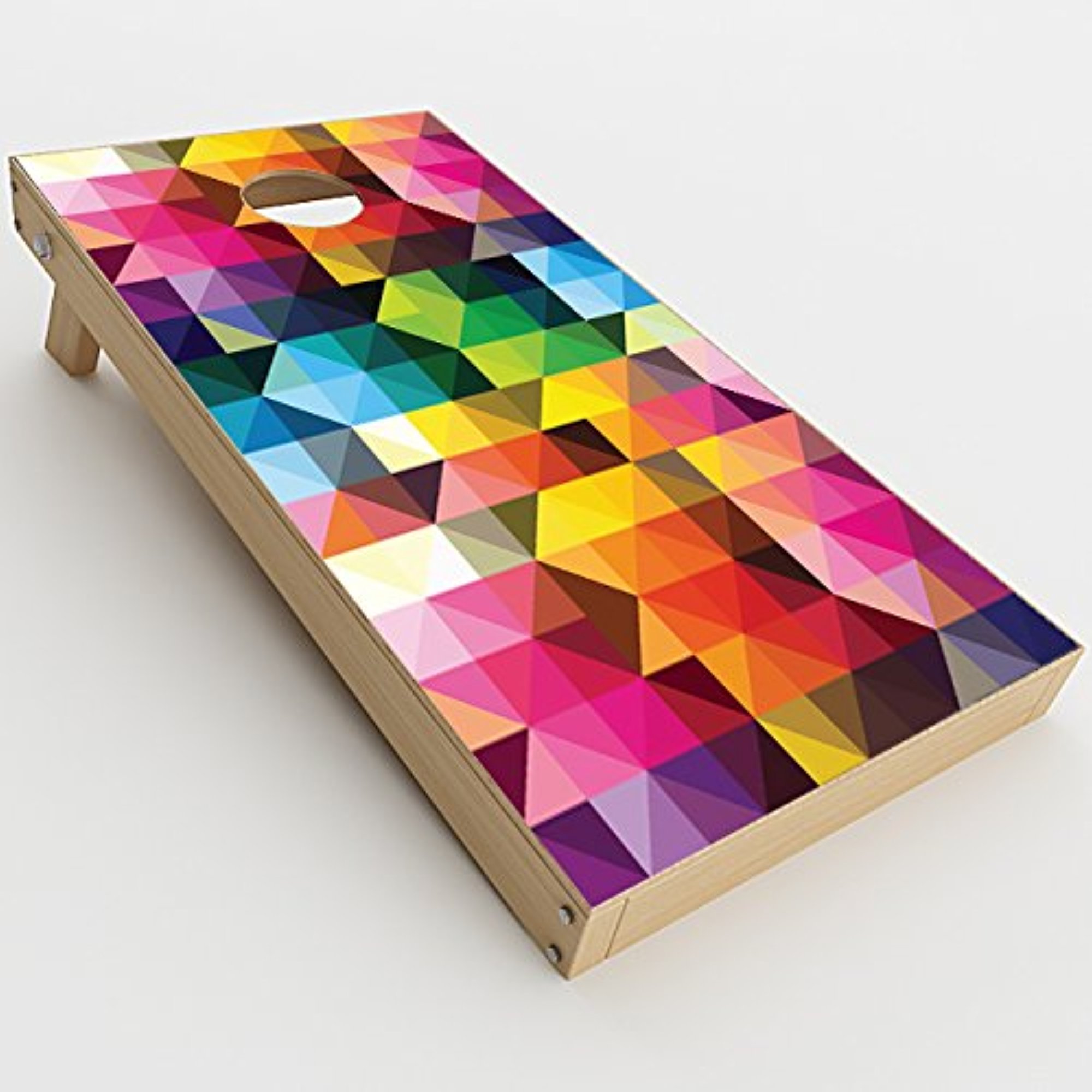 Skin Decal Vinyl Wrap for Cornhole Outdoor Game Bag Toss (2 x pcs. Skins only) / Kaleidoscope