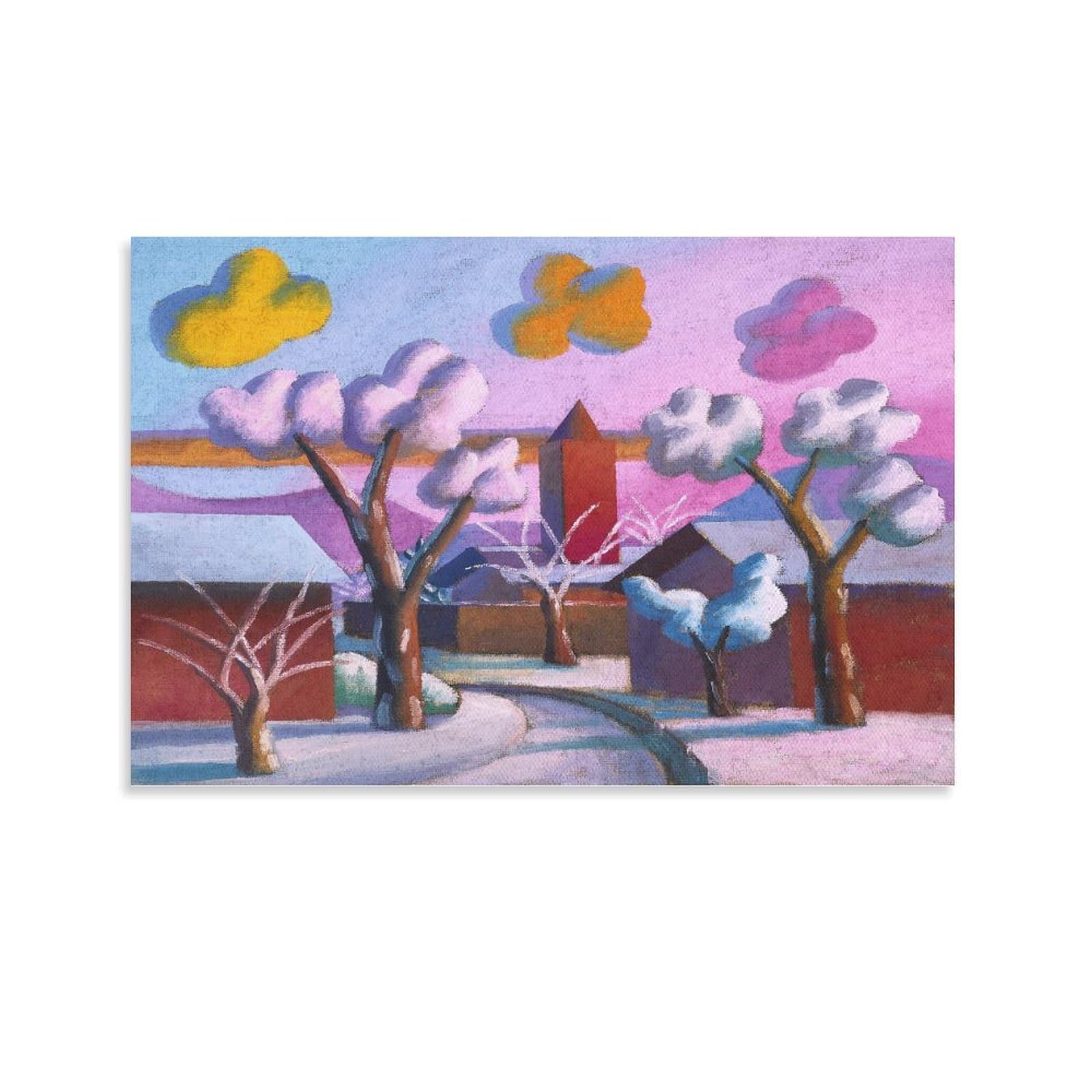KLAGCBDF SALVO Untitled (5) Painting On Canvas Wall Art Poster Scroll Picture Print Walls Decor Home Posters 16x24inch(40x60cm)