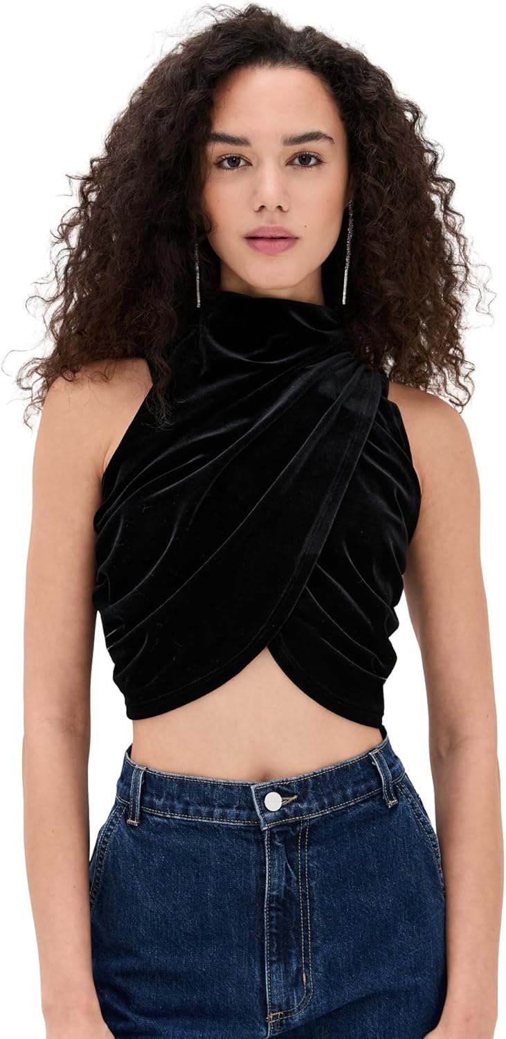 LE BOP Women's Mel Velvet Top