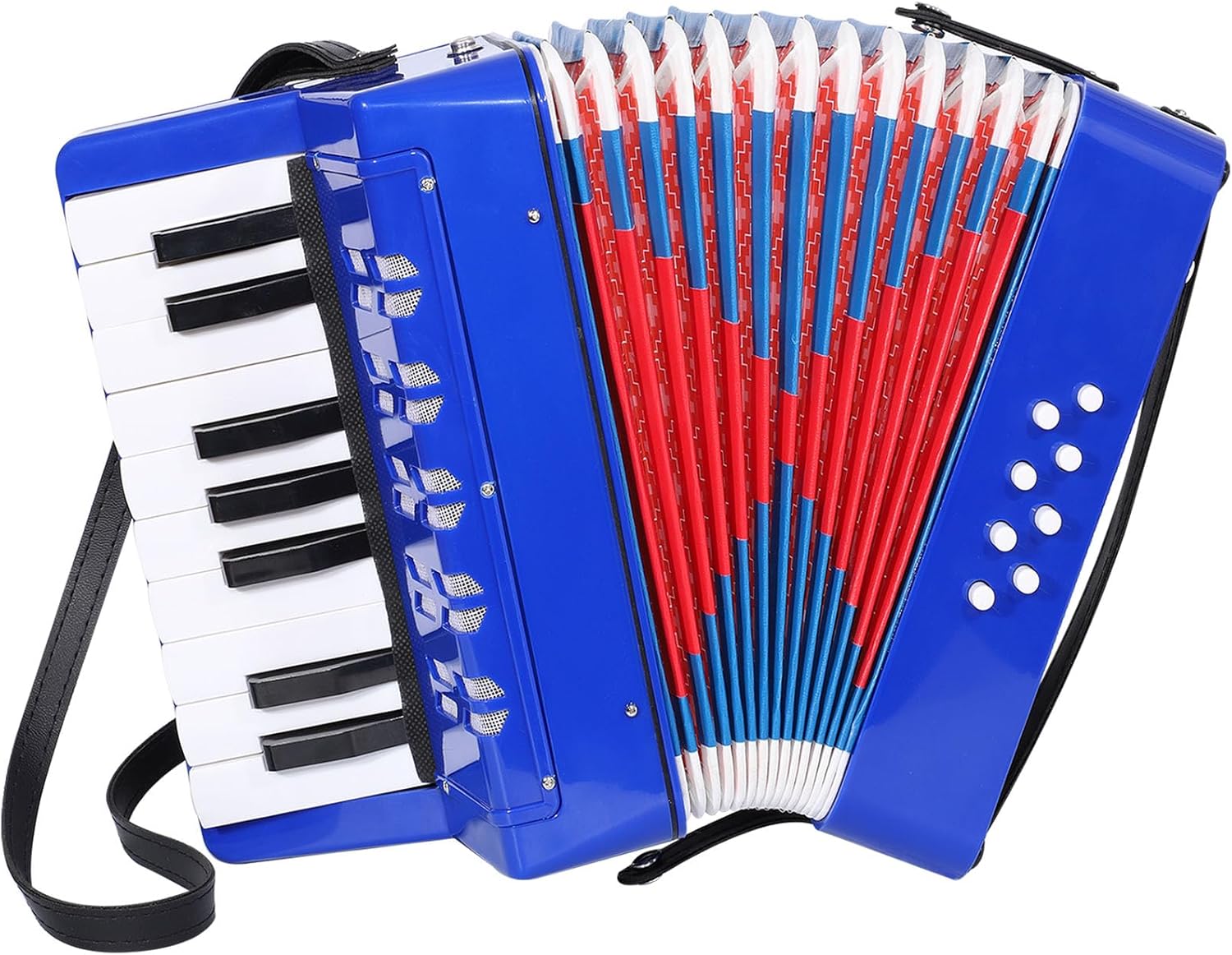 LIEKE Kids 17-key Accordion Mini Toy Musical Instrument (Blue)