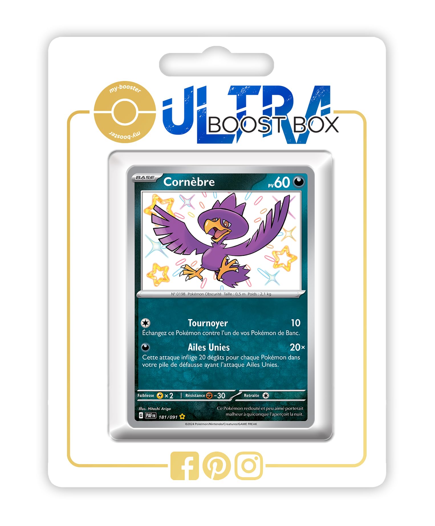 my-booster- Pokémon Company SV045-FR24-UB-181, Multicolore