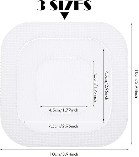 Miniatura 8 de 20 piezas adhesivas cuadradas para bañera, antideslizantes, tracción a bañeras, calcomanías adhesivas para bañera, duchas, piscinas, barcos,