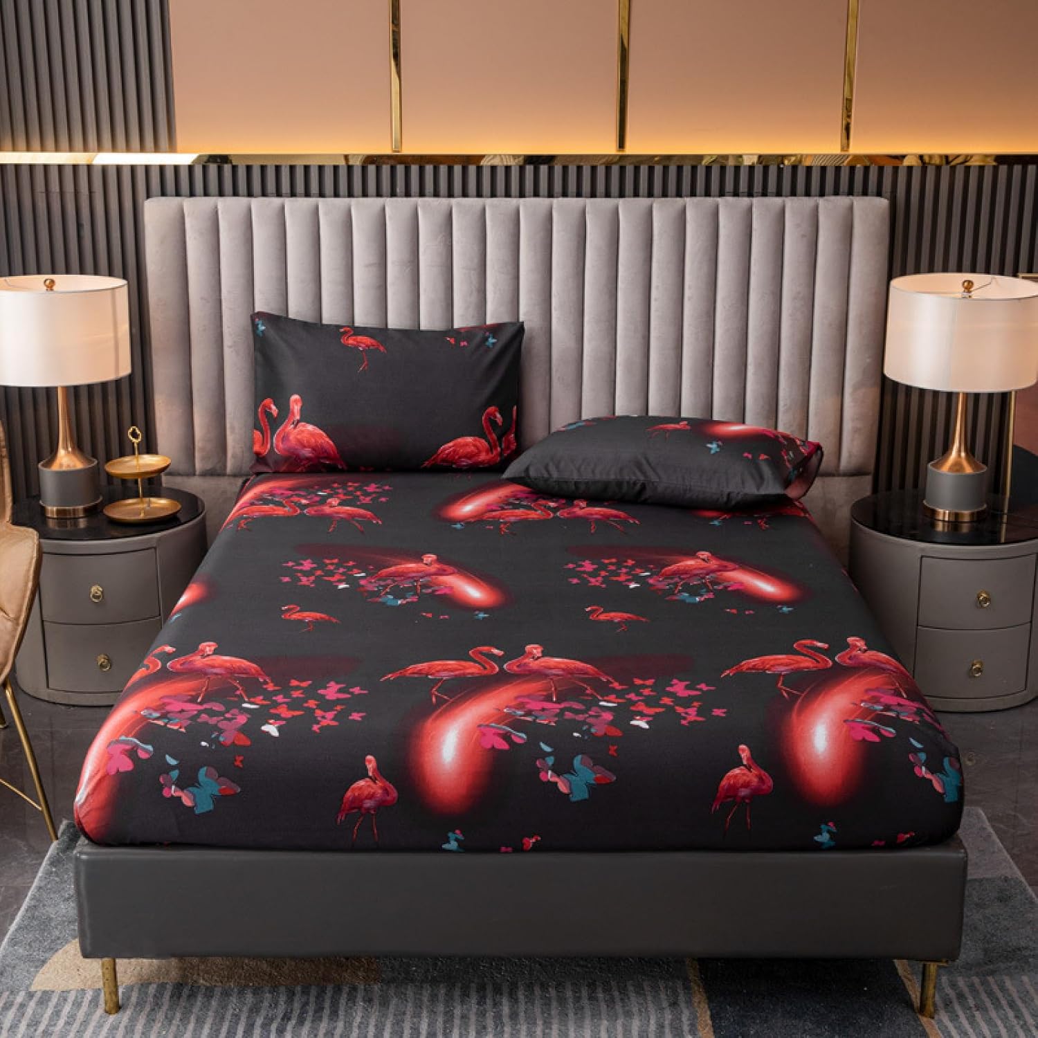 FOREPOTY Many Sizes and Colours, Single Layer Bed Sheet Brushed Printed