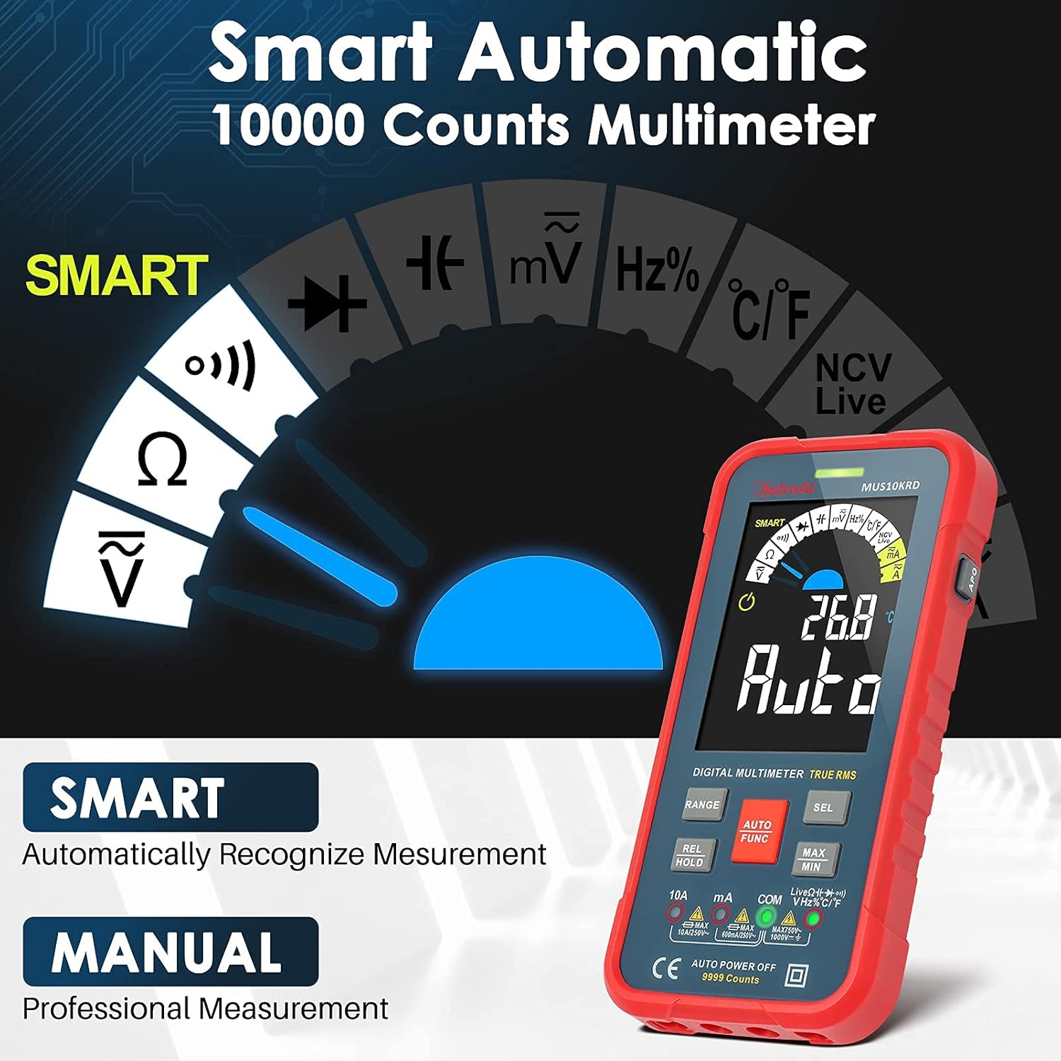 AstroAI Multimeter +AstroAI Smart Digital Multimeter