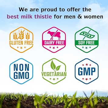 Innate Vitality Organic Milk Thistle Supplement, 300mg Extract, 80% Silymarin Flavonoids, Liver Health, Detox & Cleansing, Made in USA, Non-GMO, 120 Veggie Capsules