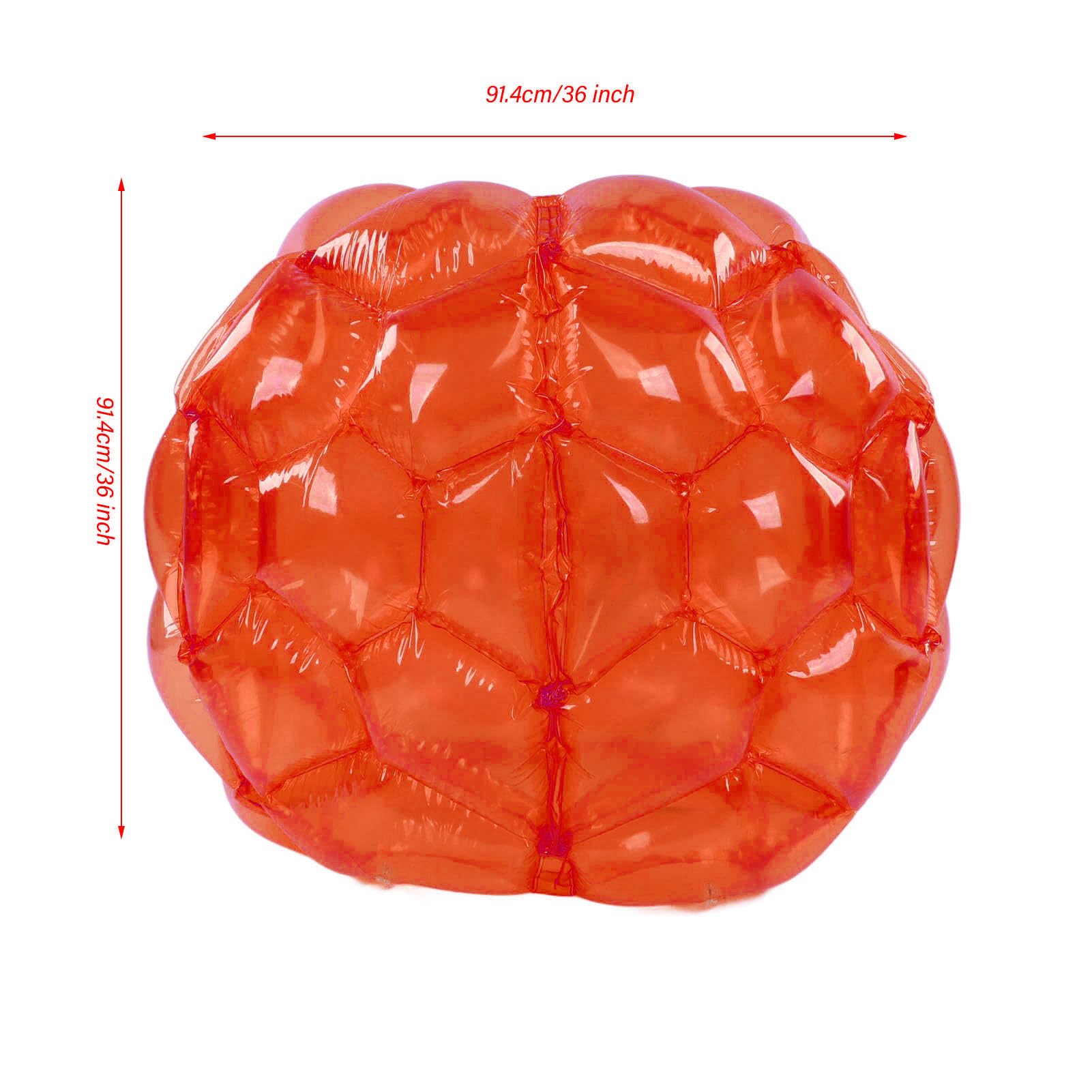 Fafeicy Balones Inflables de Colisión PVC Cuerpo Zorb 90 Cm Plegable para