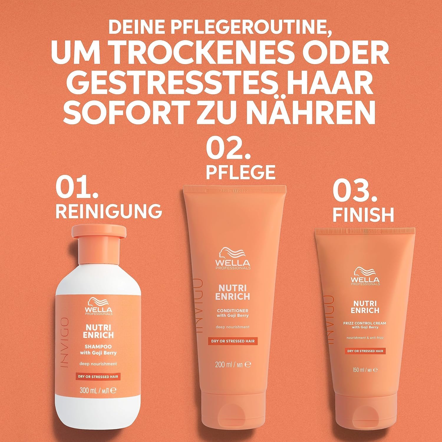2er Wella Professionals Invigo Nutri-Enrich Deep Nourishing Conditioner, 1000ml | 2er Pack