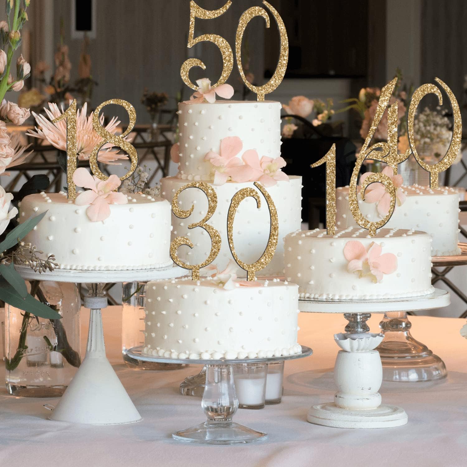 TIALLY Happy Birthday Cake Toppers