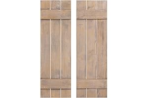 Giantex Wood Interior Shutters: Rustic Charm for Your Home