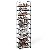 SONGMICS Zapatero, 10 Niveles, Zapatero Estrecho...