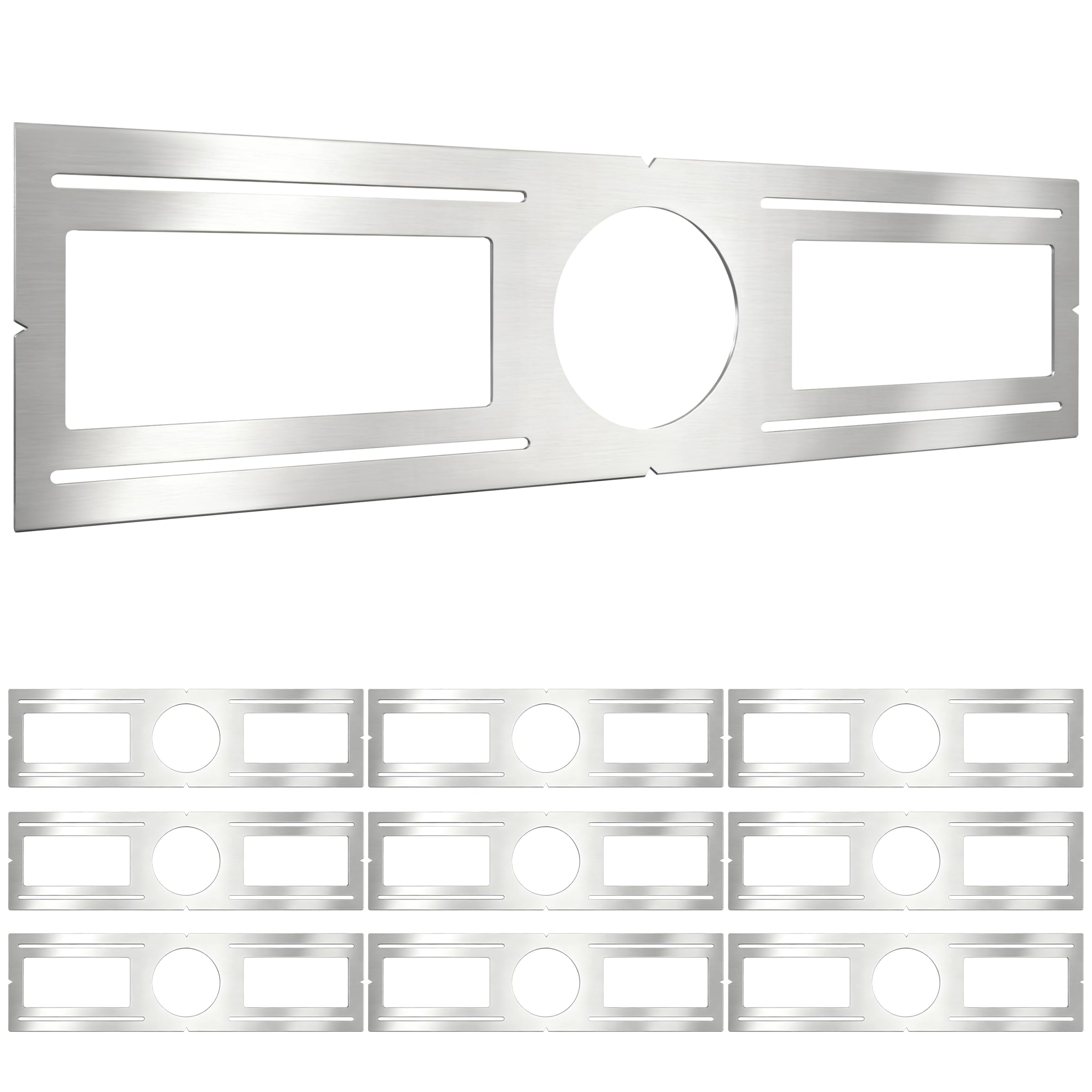 Kits de boîtier d'éclairage encastré à DEL plaque de montage 10,2 cm plafond suspendu
