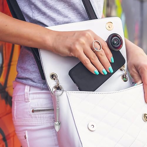 Miniatura 7 de Garneck Llavero de 5 piezas, mini llavero, herramienta colgante, organizador de herramientas de metal, llavero multiherramienta