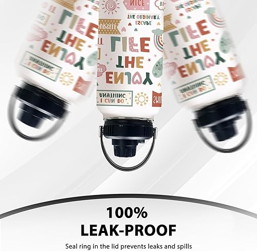 Miniatura 5 de Inspiration - Regalo de agradecimiento para mujeres, su amiga, botella de agua deportiva motivacional con tapa de 32 onzas, regalos positivos de