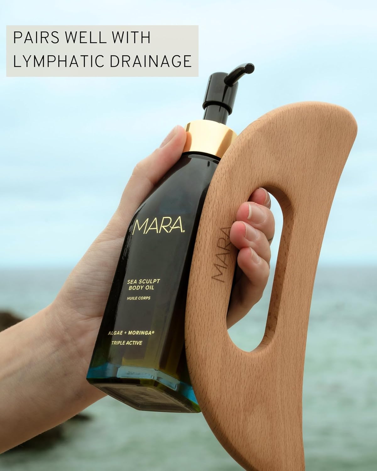 MARA - Sea Sculpt Body Oil for Firmness & Cellulite with Algae + Moringa | Proprietary Plankton Actives to Smooth, Tone, Firm + Hydrate Skin, For All Skin Types (4 fl oz | 120 ml) - Image 5