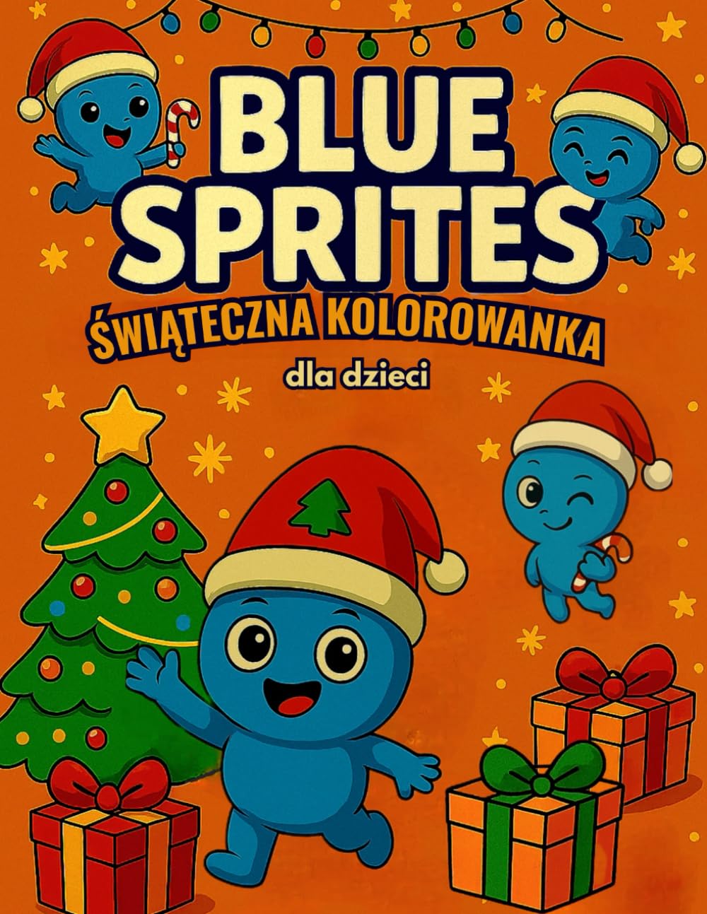 Blue Sprites Świąteczna Kolorowanka dla dzieci