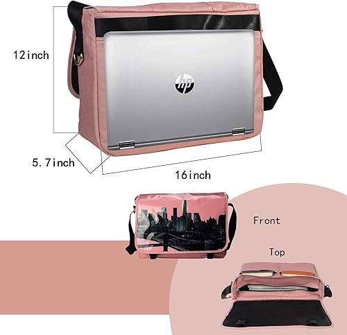 Miniatura 3 de Bolso clásico de mensajero de la lona de la manera del bolso del equipaje del hombro del ordenador portátil bolsos para uso