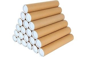20PCS Long Cardboard Mailing Tubes 12 x 2 inch
