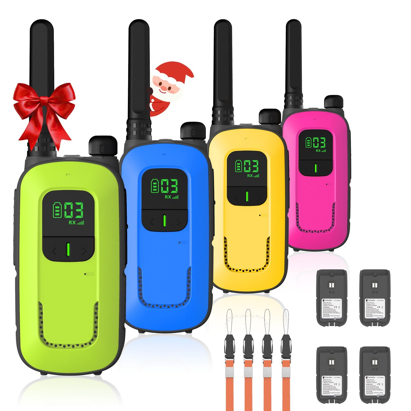 Radioddity FS-T3 4-Pack walkie talkies