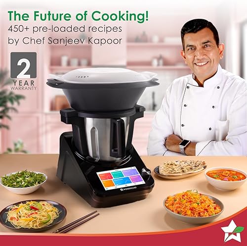 Miniatura 4 de Wonderchef Chef Magic Robot de cocina todo en uno para cocina india e internacional Cortar automático, saltear, revolver, amasar... Aplicación