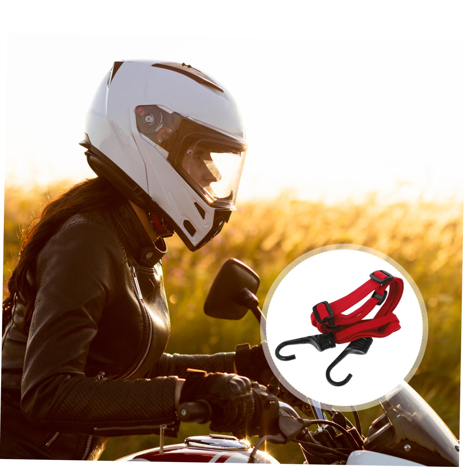 LIFKOME Motorcycle Rope Mesh Strap for Secure Luggage Binding Electric Bikes Motorcycles Lightweight Portable Cycling Accessory