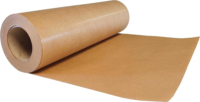 30 cm - 50 m Brązowy PAPIER KRAFT, papier pakowy, papier spożywczy, rolka papieru kraft Idealny do rękodzieła, pakowania prezentów, papieru do pakowania